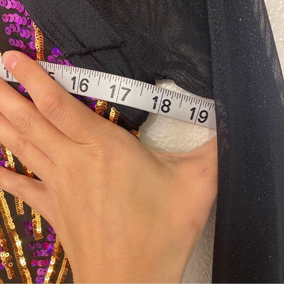 Weissman dance costume purple fringe flapper You Need To Calm Down 12723 LA adul - Picture 7 of 10